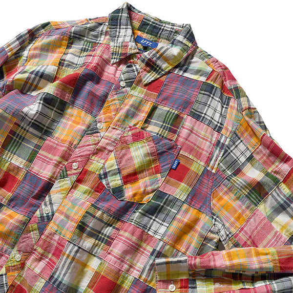 Patchwork Big Silhouette Shirt