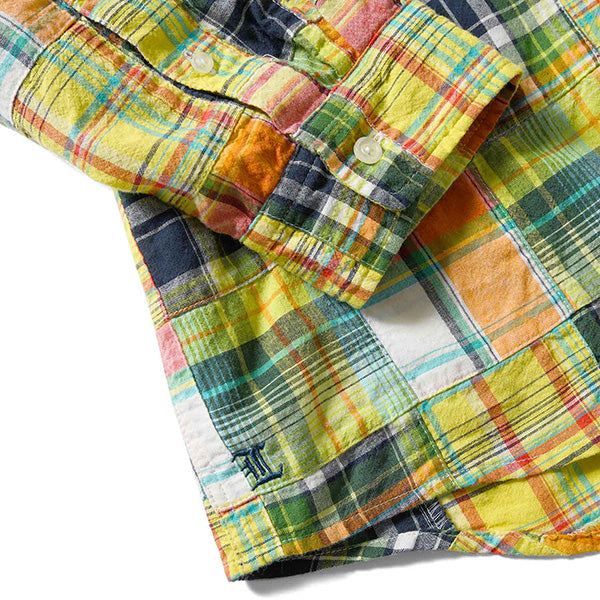 Patchwork Big Silhouette Shirt