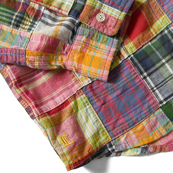 Patchwork Big Silhouette Shirt