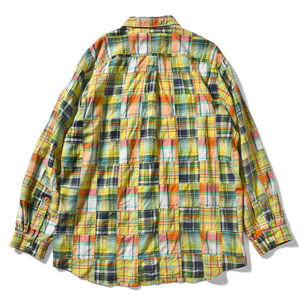 Patchwork Big Silhouette Shirt