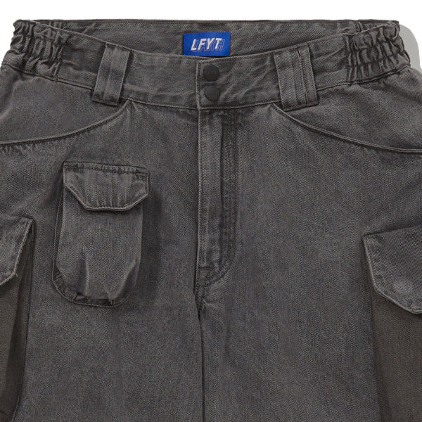 LFYT × LAKH Ten Pocket Cargo Shorts Denim