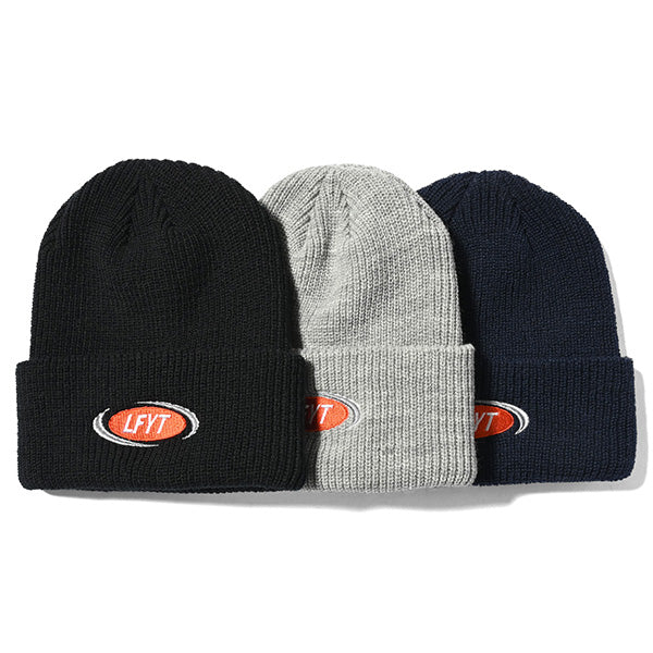 LFYT (エルエフワイティー) Oval Logo Beanie ニット帽 ビーニー ニットキャップ – BLACK STORE