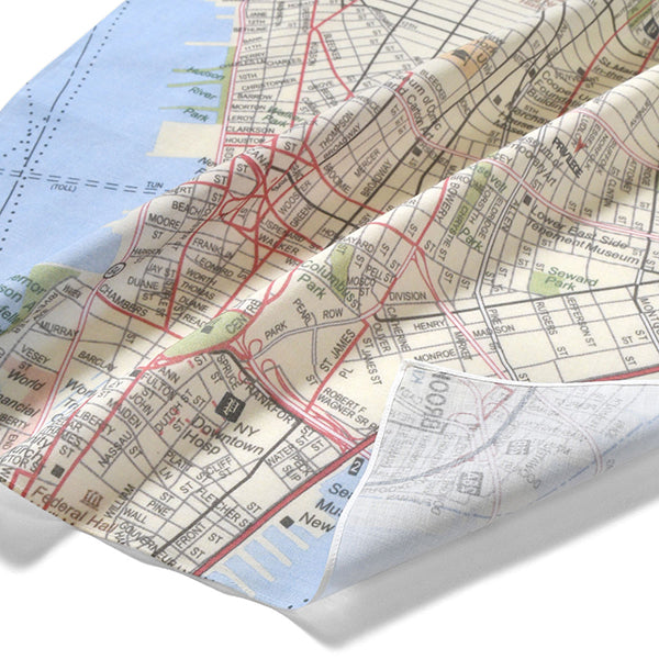 New York Map Bandana