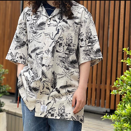 APPLEBUM Rayon Linen S/S Aloha Shirt