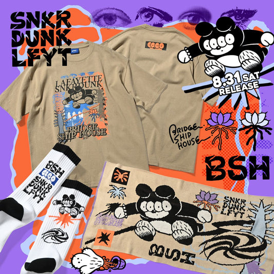 BRIDGE SHIP HOUSE BSH × SNKRDUNK × LFYT TRIPLE COLLABORATION