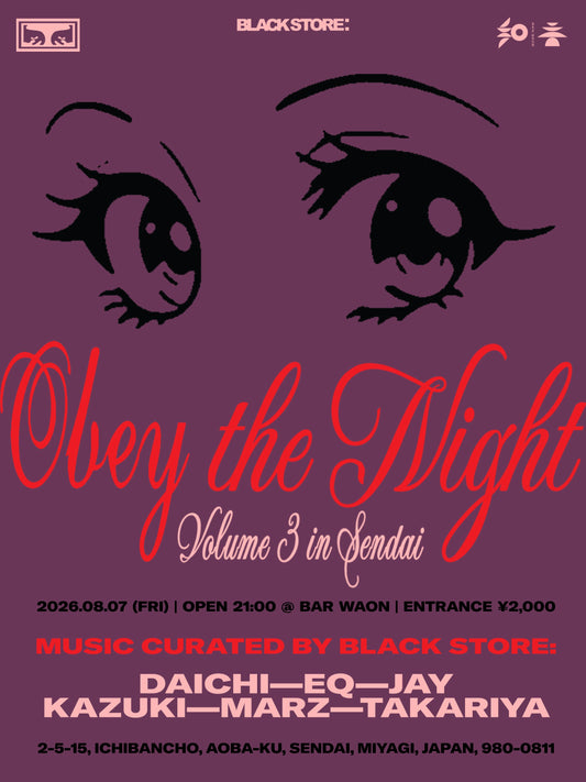 OBEY THE NIGHT in SENDAI