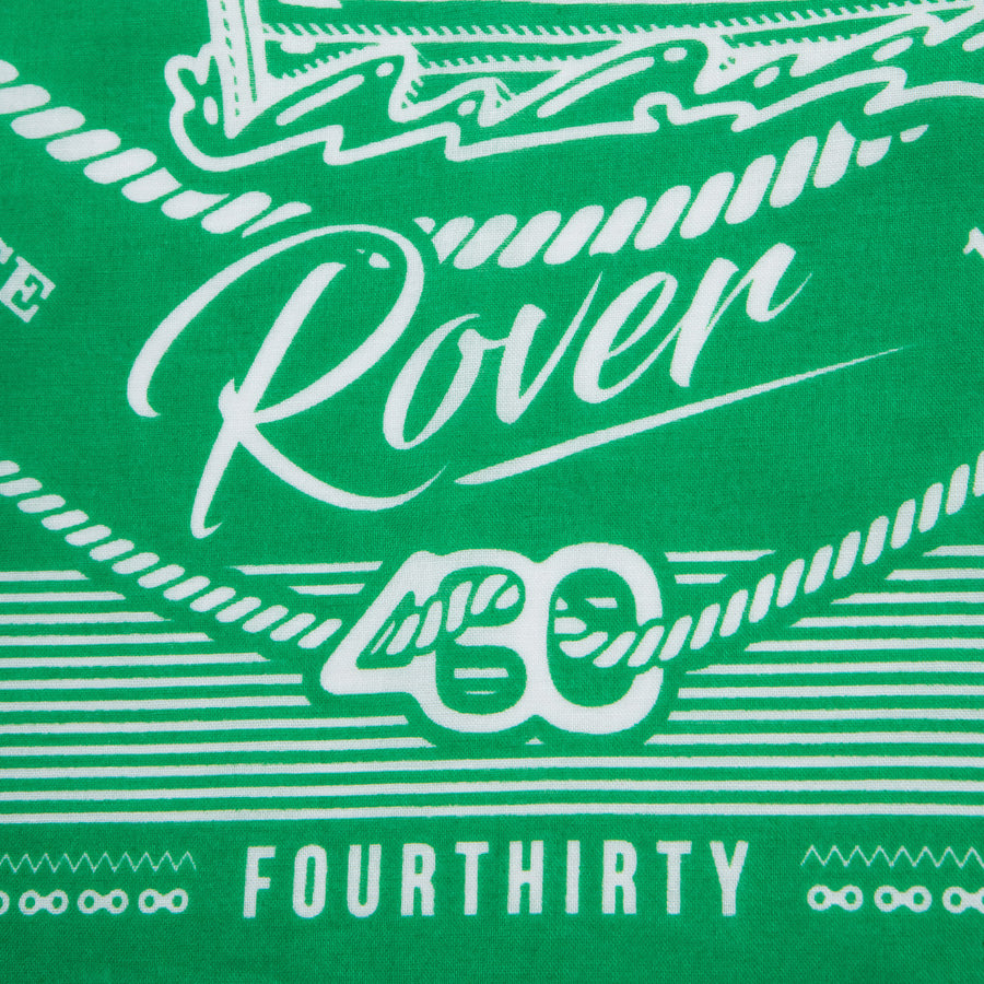 430（フォーサーティ）CRUISE BANDANA バンダナ グリーン FTY-26-054