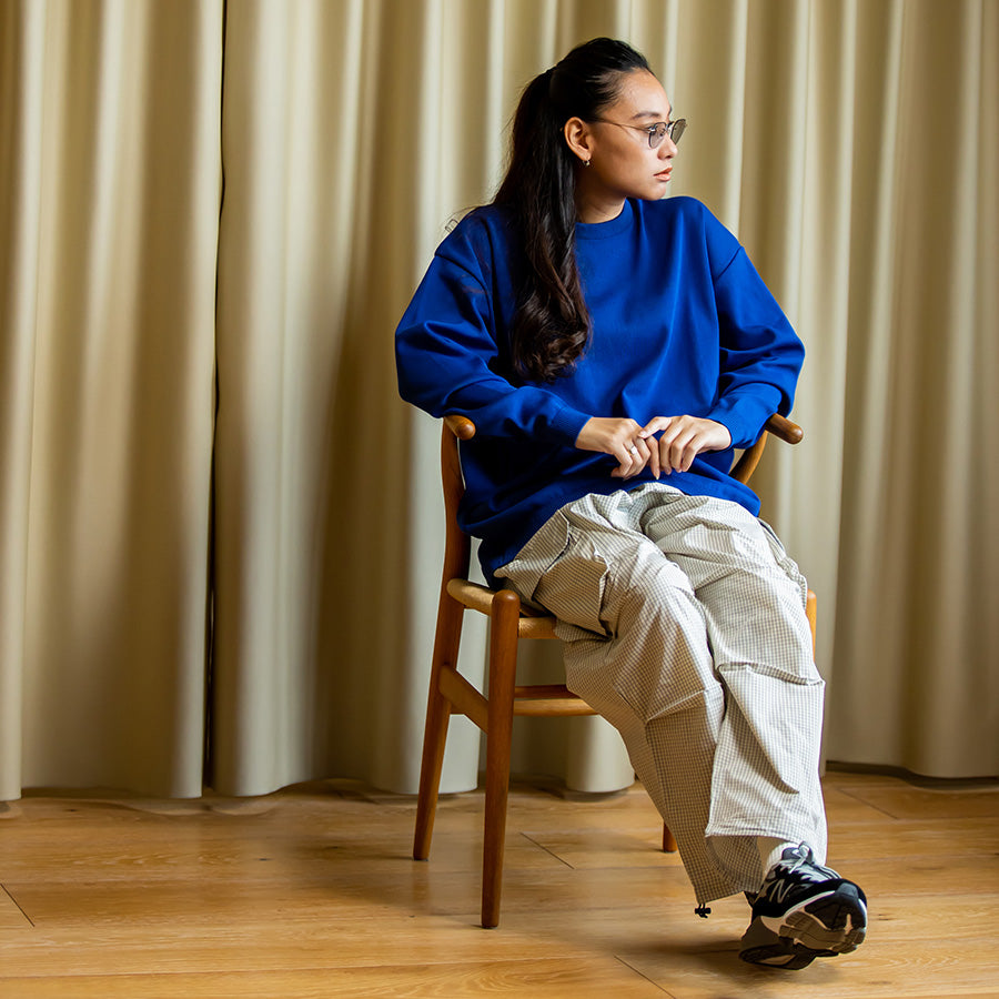 430 カーゴパンツ ホワイト モデル着用 全身