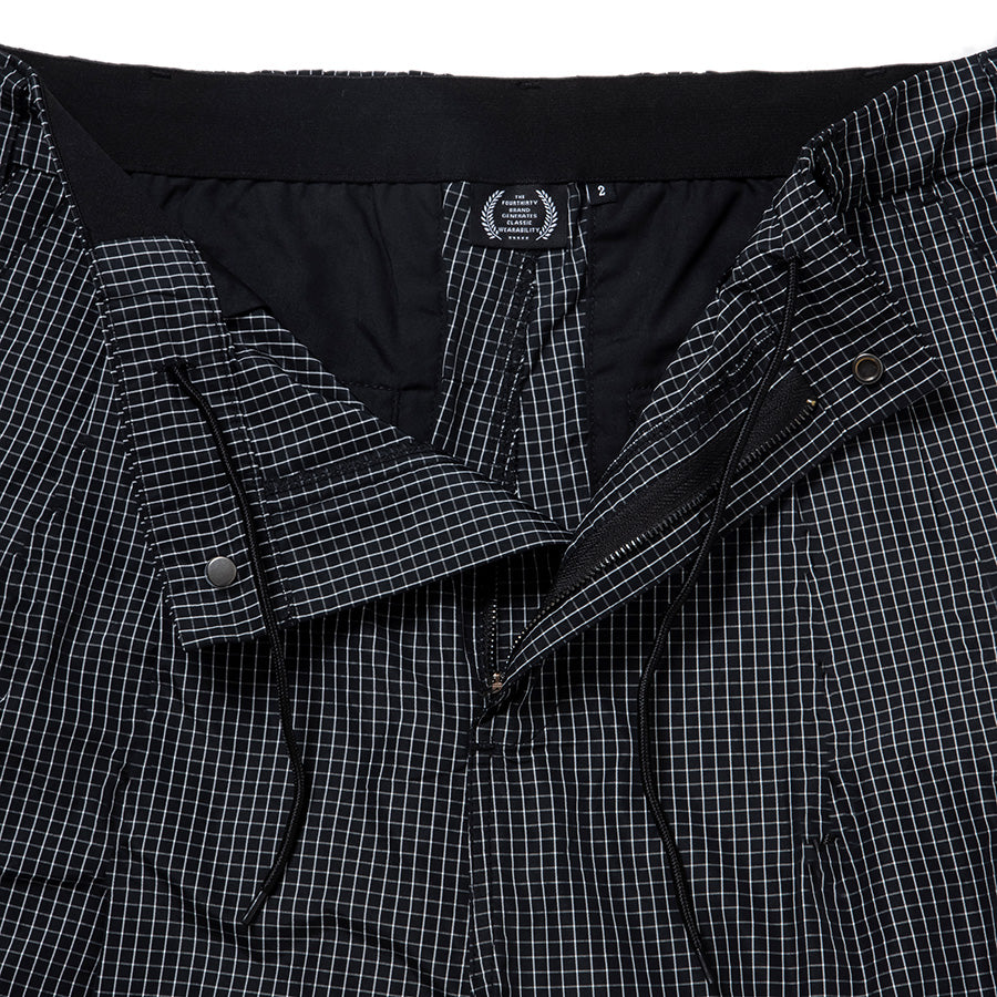 430 カーゴパンツ フロントジップ ブラック