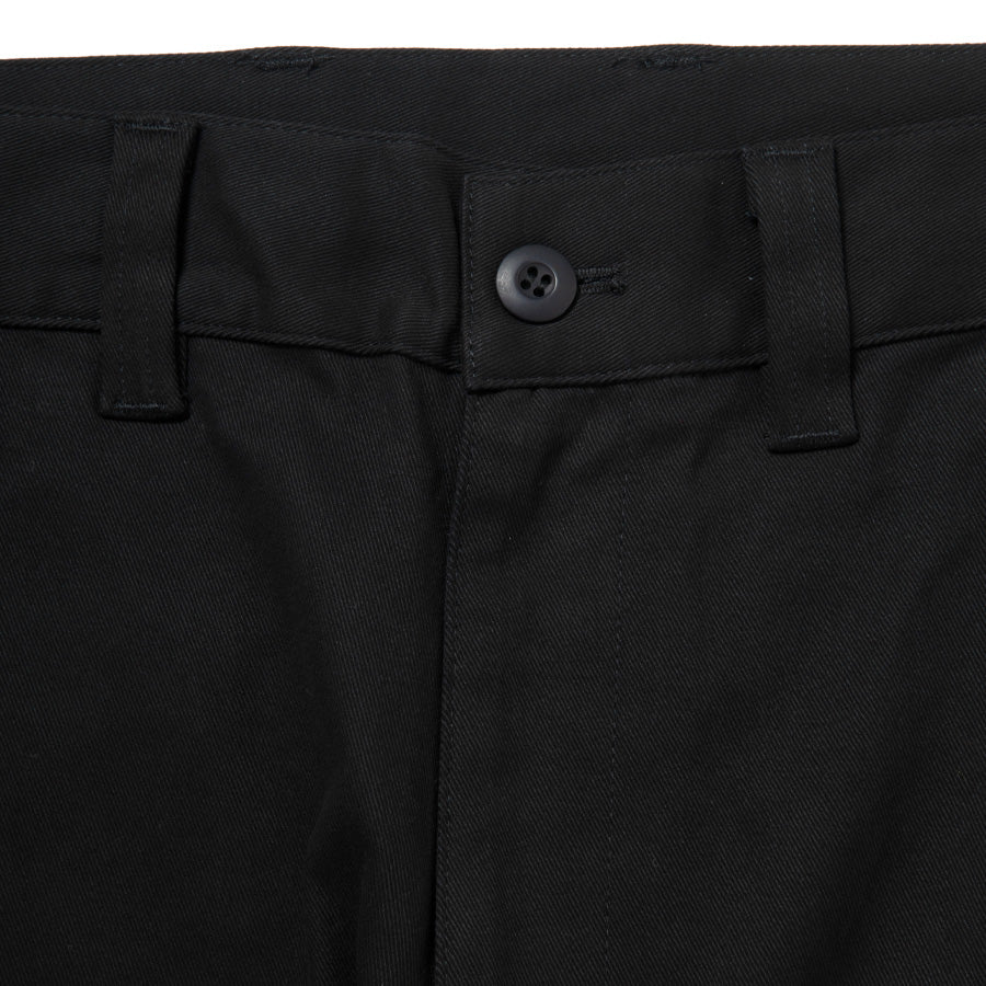 430（フォーサーティ / FOURTHIRTY）DLS-S CHINO ブラック フロント上部アップ FTY-26-091