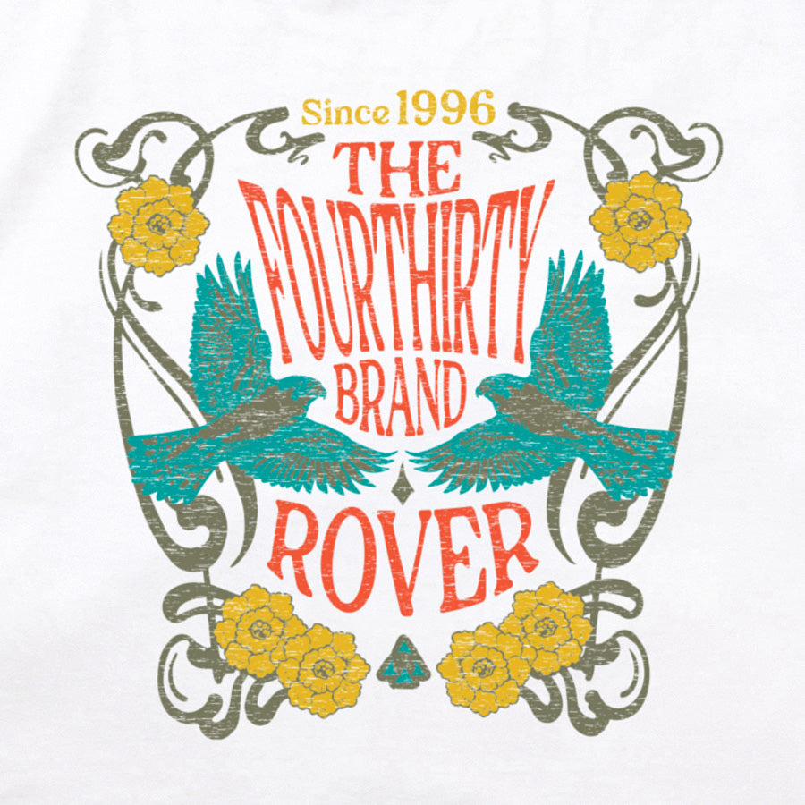430 FLOWER MOVEMENT S/S TEE ホワイト バックプリント詳細