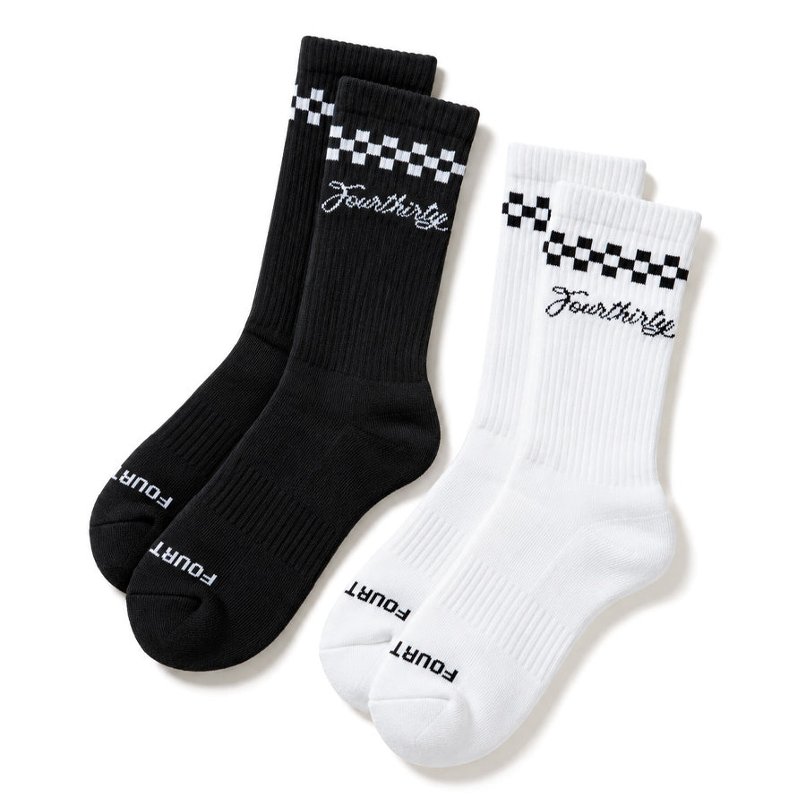 430 FOURTHIRTY CM CFF LONG SOX ソックス ホワイト ブラック 2カラー FTY-26-184