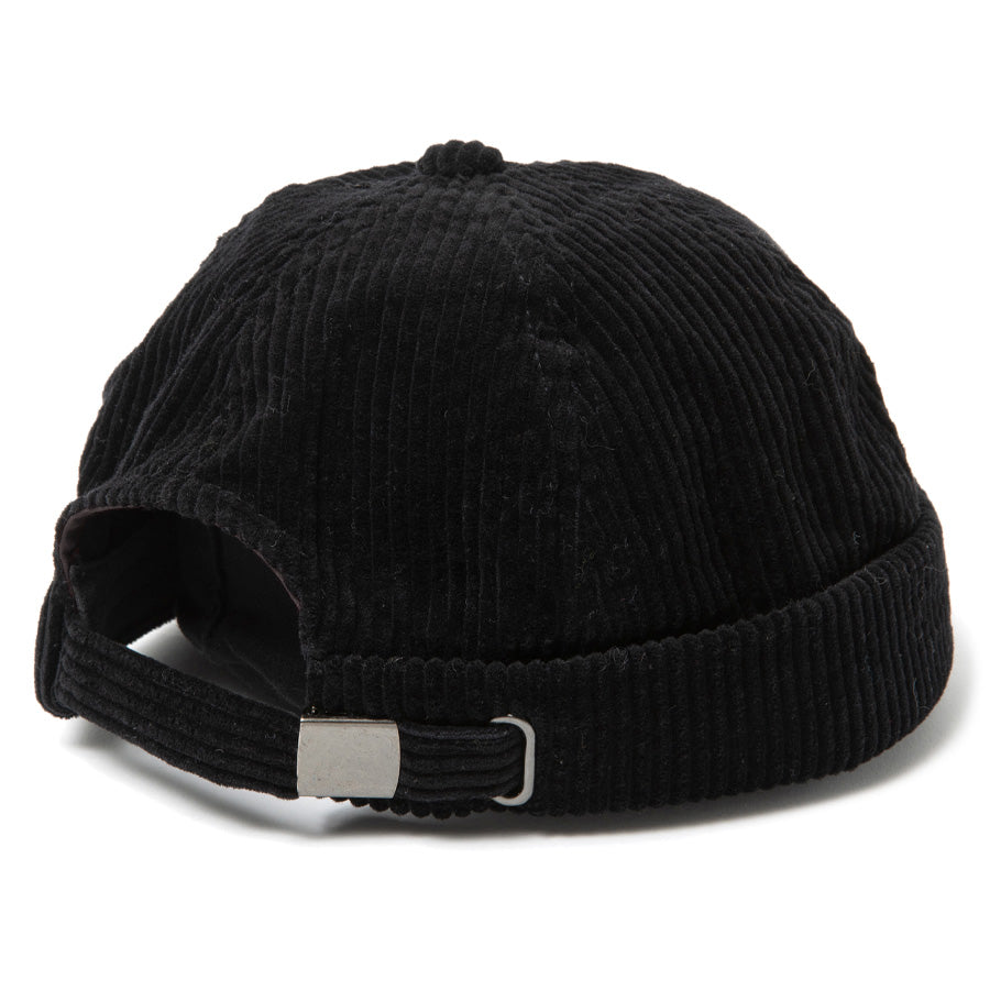 430 FOURTHIRTY CORD FISHERMAN CAP コーデュロイ キャップ ブラック 背面 サイズ調整アジャスター FTY-26-170