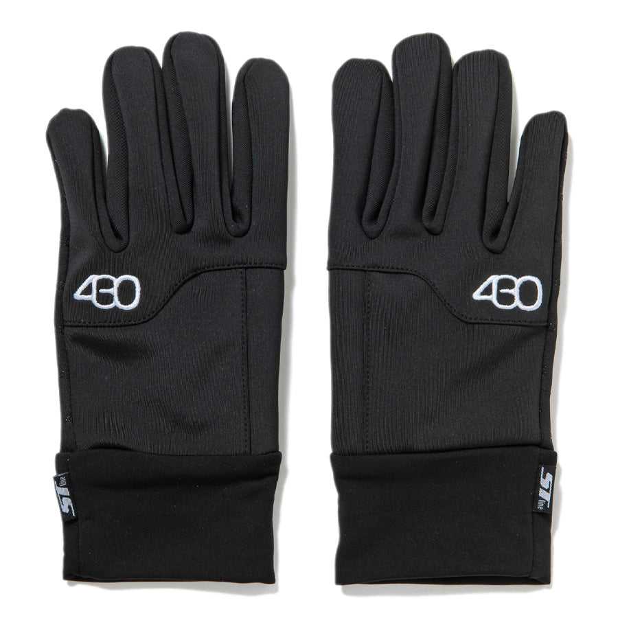 430 FOURTHIRTY SF SMPL GLOVE グローブ ブラック 平置き正面 FTY-26-180