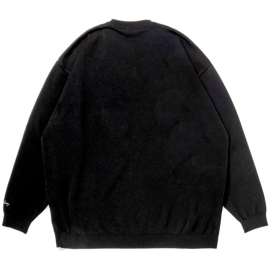 430 ( FOURTHIRTY ) L/S RLX KNIT C&C ブラック ネイビー ブルー