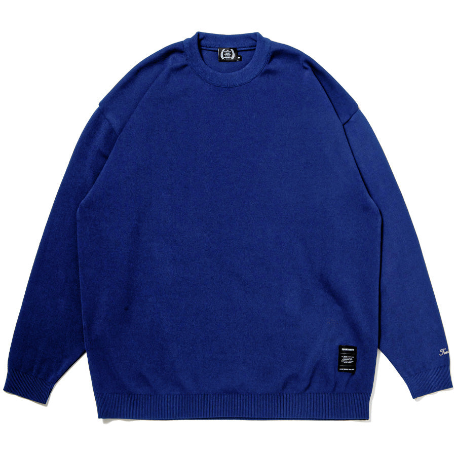 430 ( FOURTHIRTY ) L/S RLX KNIT C&C ブラック ネイビー ブルー