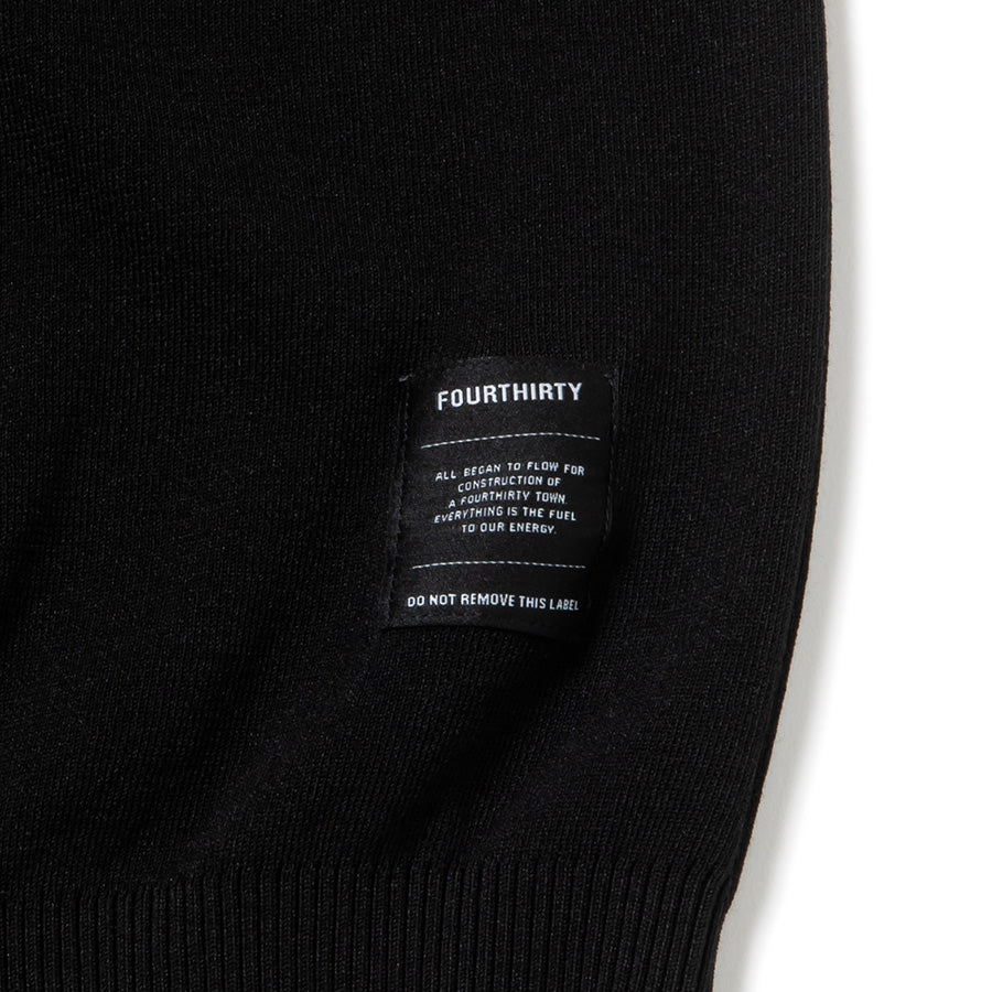 430 裾ロゴ ディテール ブラック