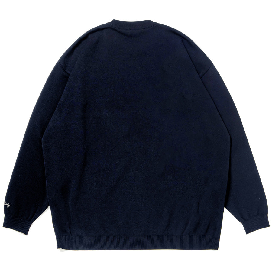 430 ( FOURTHIRTY ) L/S RLX KNIT C&C ブラック ネイビー ブルー