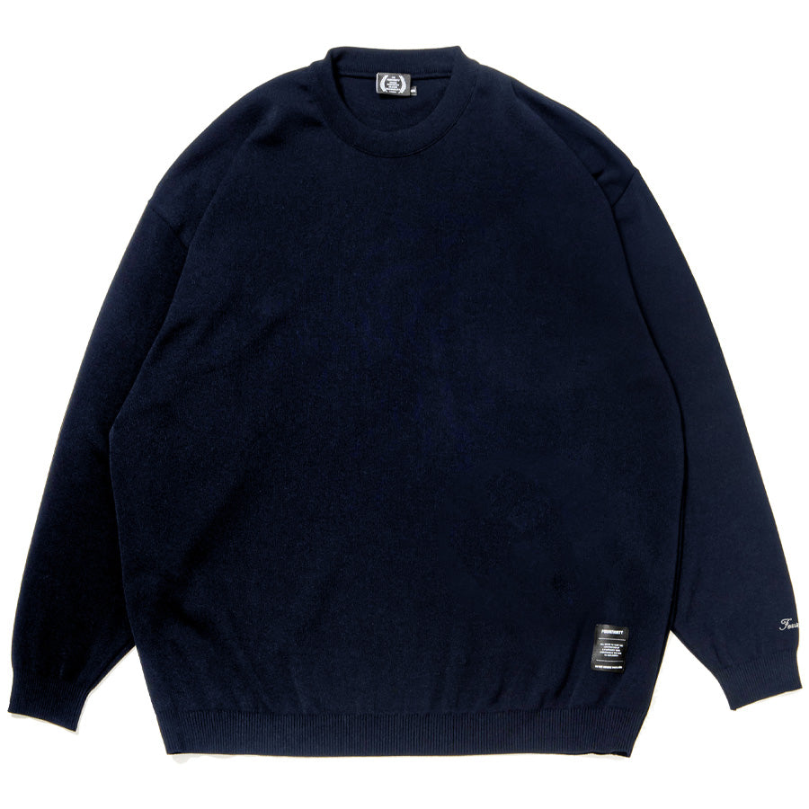 430 ニットカットソー ネイビー 正面