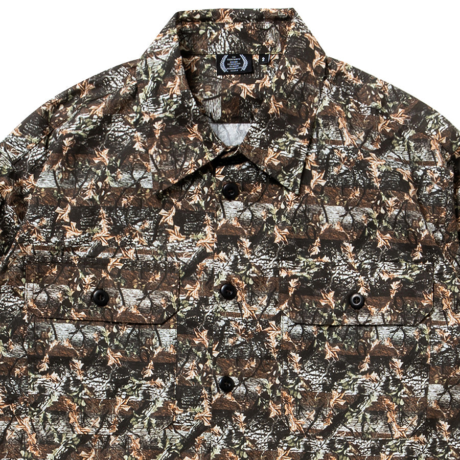 430 L/S RTC UTILITY SHIRT シャツ リーフカモ フロントポケット ボタン詳細 FTY-26-145