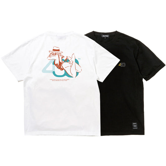 430 NF SUMMER GIRL S/S TEE ホワイト ブラック 2カラー比較画像