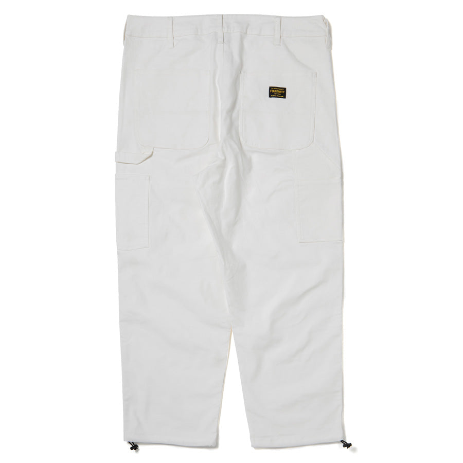430 PAINTER PANTS ペインターパンツ ホワイト 平置き背面 FTY-26-156