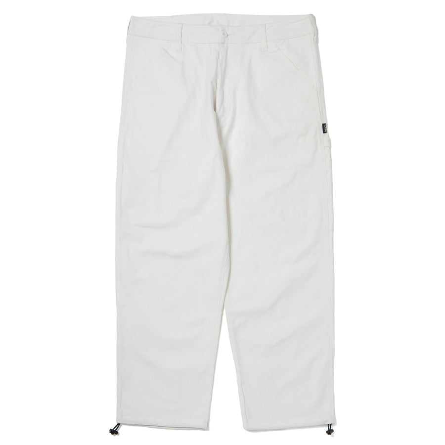 430 PAINTER PANTS ペインターパンツ ホワイト 平置き正面 FTY-26-156