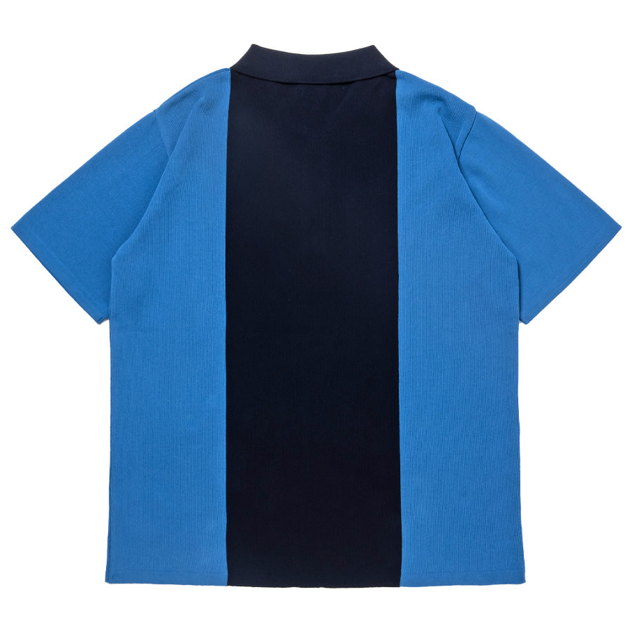 430 ポロシャツ ネイビー サックス 背面