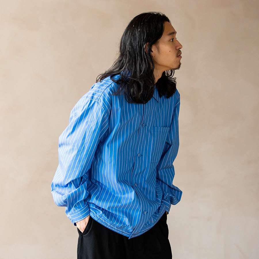 430 ( FOURTHIRTY ) STRIPE COACH JACKET ストライプ コーチジャケット