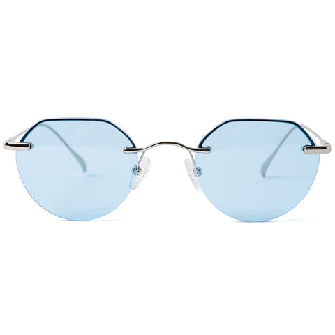 シルバー/ブルーレンズ