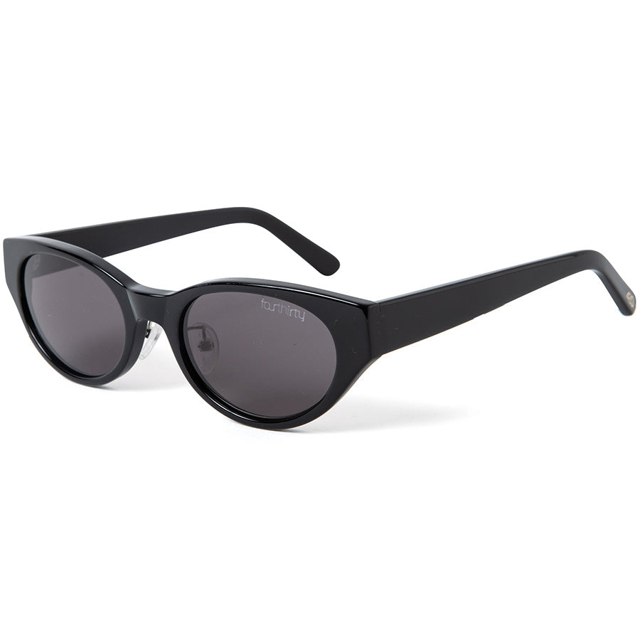 430 サングラス ブラックレンズ 左斜め