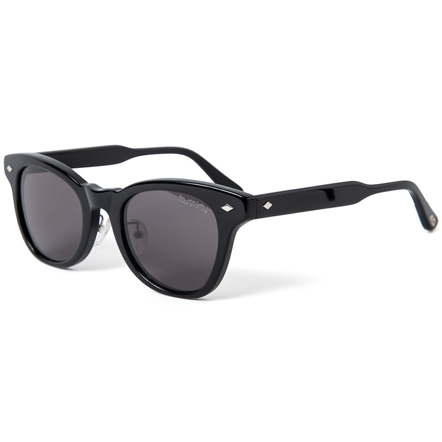 430 サングラス ブラック ブラックレンズ 左斜め