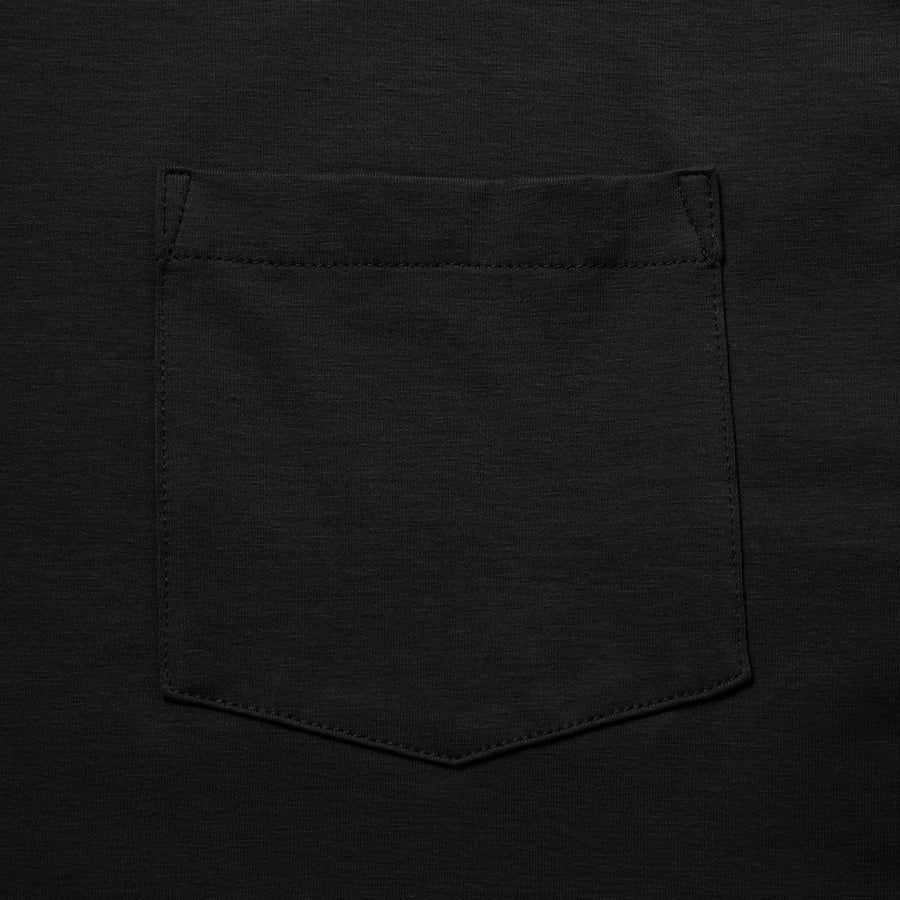 430 Tシャツ 胸ポケット ブラック ディテール
