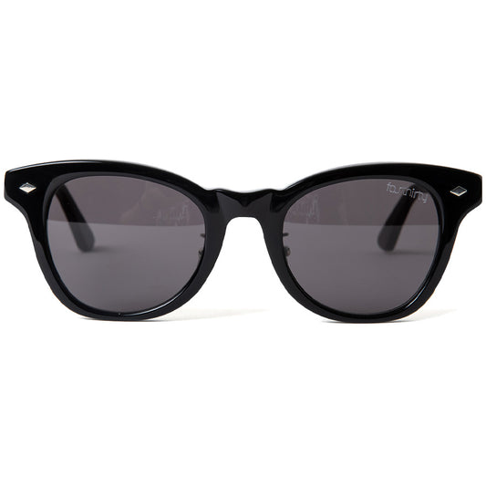 430 サングラス ブラック ブラックレンズ 正面