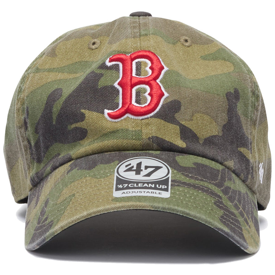 '47 クリーンナップ ボストン・レッドソックス MLB CAMO 正面デザイン