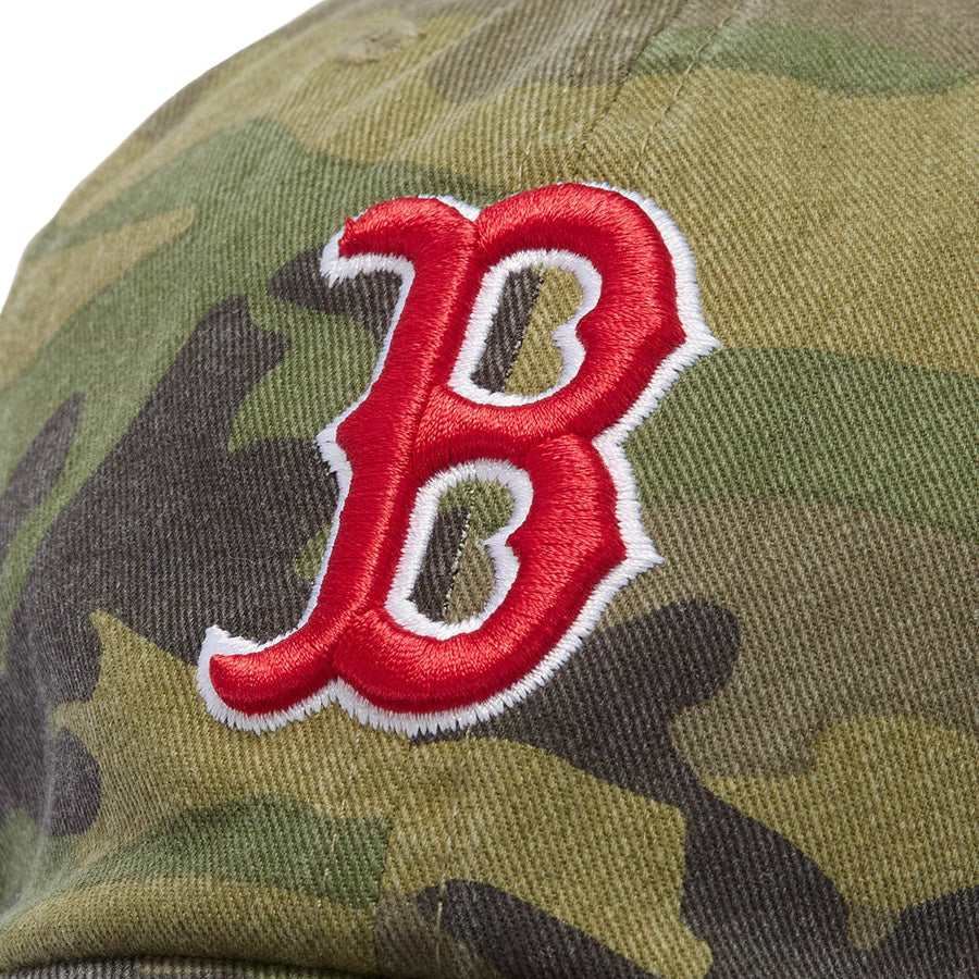 '47 クリーンナップ ボストン・レッドソックス ロゴ刺繍ディテール