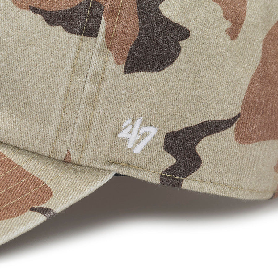 '47 CLEAN UP ロサンゼルス・ドジャース DESERT CAMO キャップ デザートカモ ホワイト '47ロゴ刺繍アップ 15173435