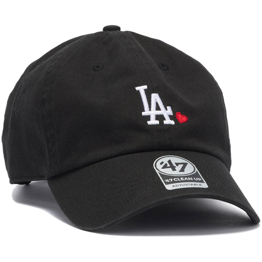 '47 ドジャース キャップ ブラック 右斜め