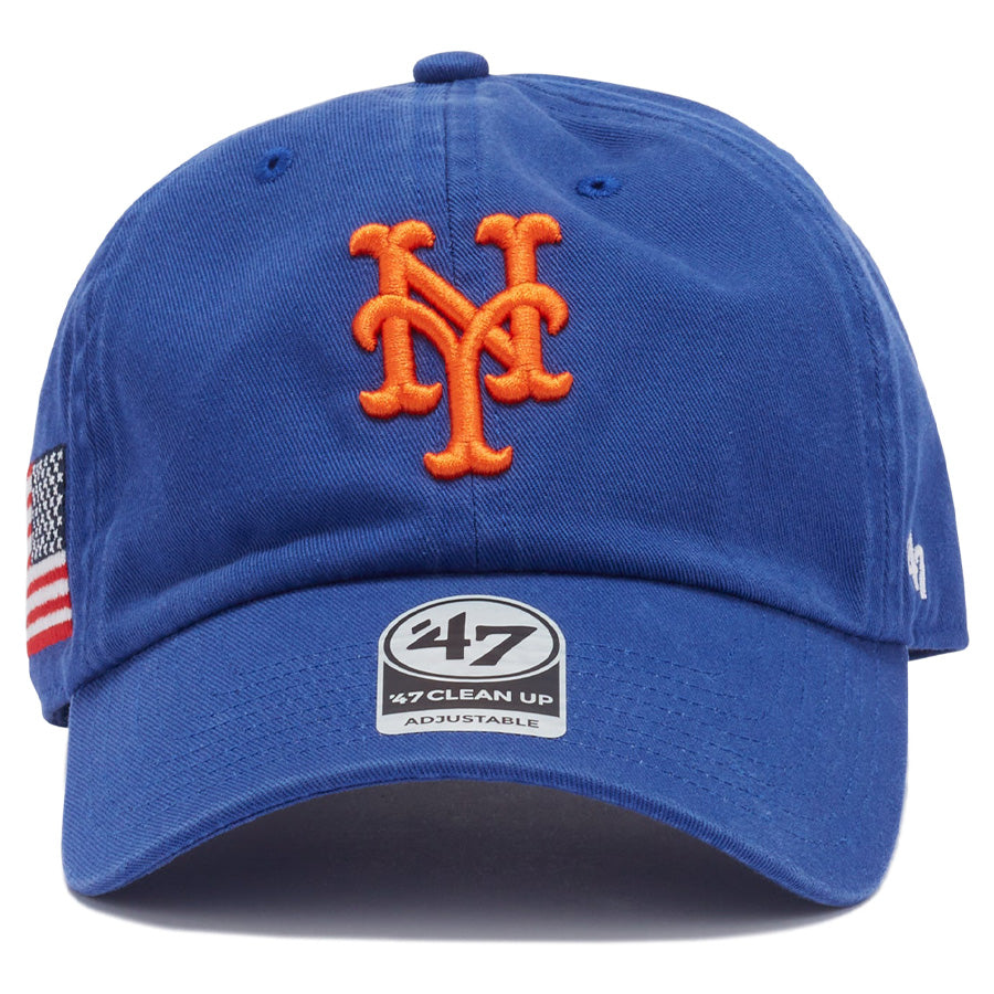 '47 フォーティーセブン クリーンナップ ニューヨーク・メッツ HERITAGE USフラッグ ロイヤル キャップ