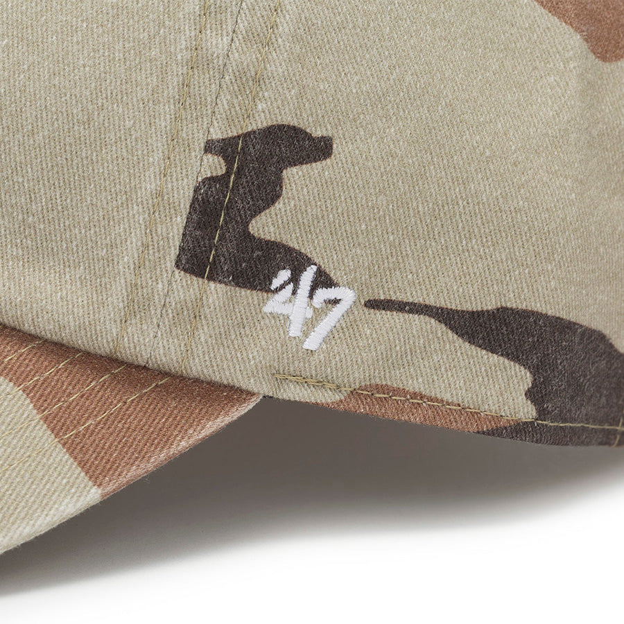 '47 CLEAN UP サンディエゴ・パドレス DESERT CAMO キャップ デザートカモ ホワイト '47ロゴ刺繍アップ 15173403