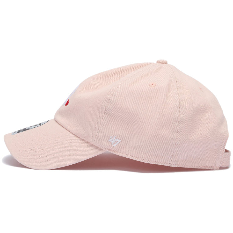 '47 ヤンキース キャップ ピンク 左向き