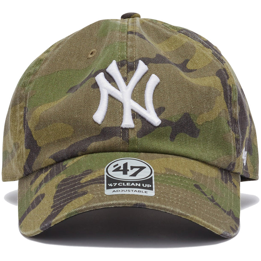 '47 クリーンナップ ニューヨーク・ヤンキース MLB CAMO 正面デザイン