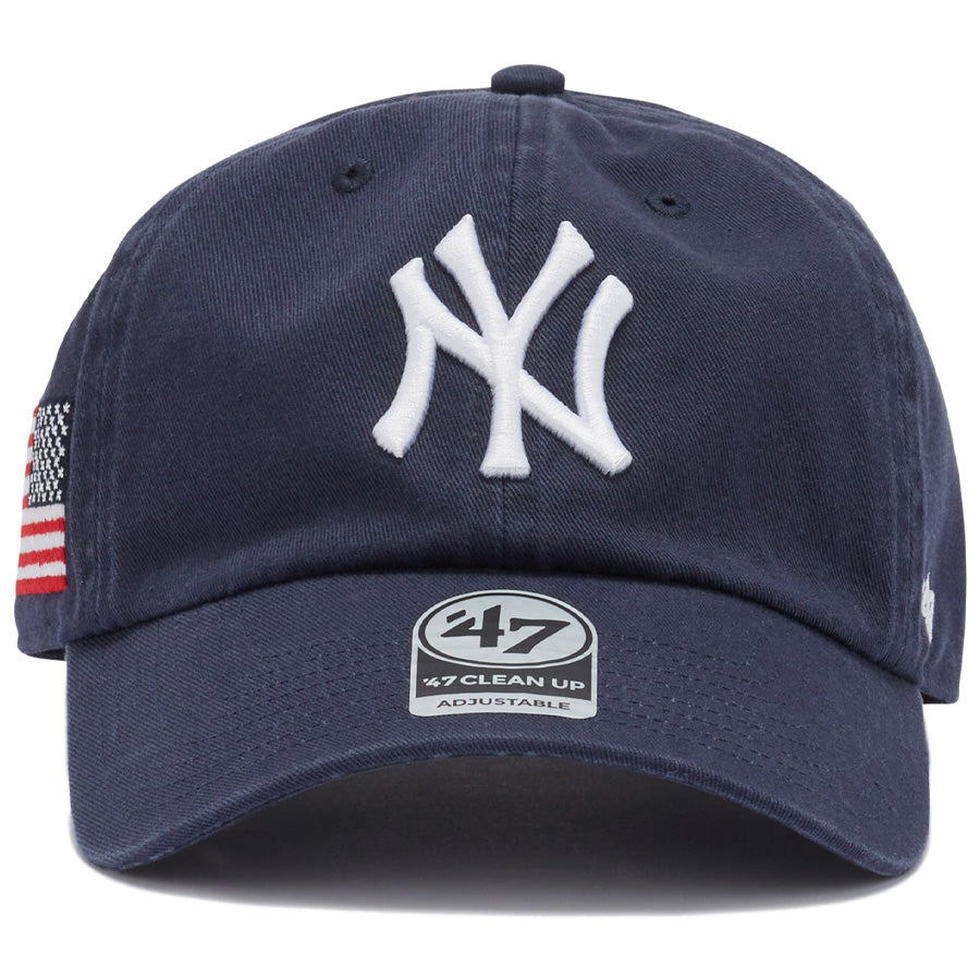'47 フォーティーセブン クリーンナップ ニューヨーク ヤンキース HERITAGE USフラッグ ネイビー キャップ