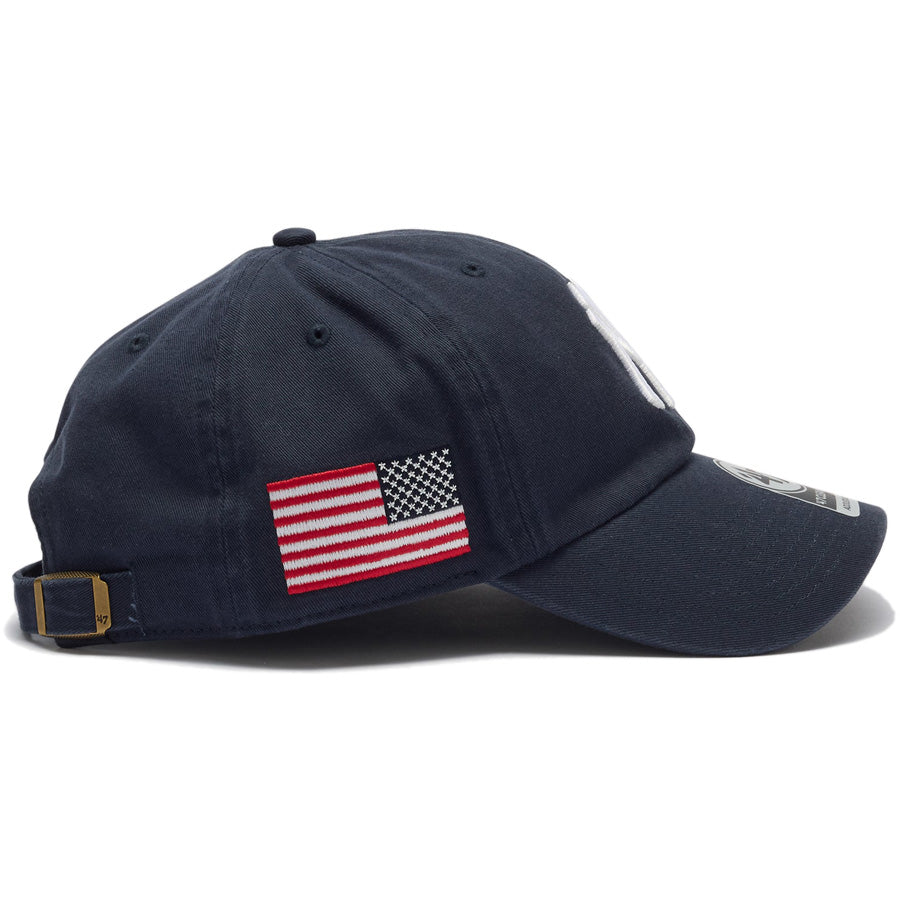 '47 フォーティーセブン クリーンナップ ニューヨーク ヤンキース HERITAGE USフラッグ ネイビー キャップ