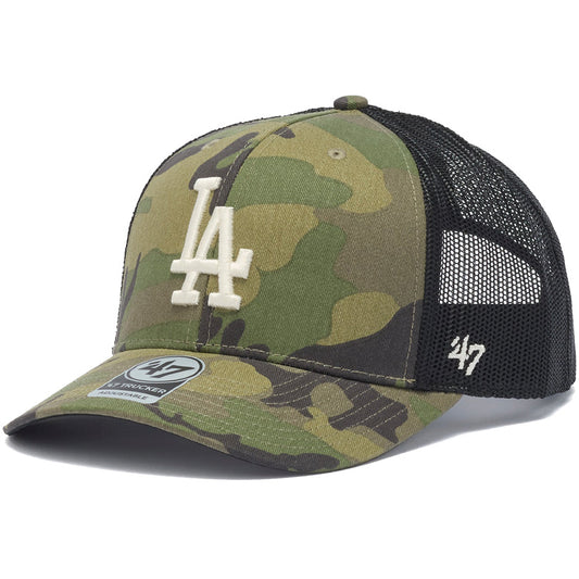 '47 トラッカー ロサンゼルス・ドジャース MLB CAMO ウッドランドカモ 左斜め画像