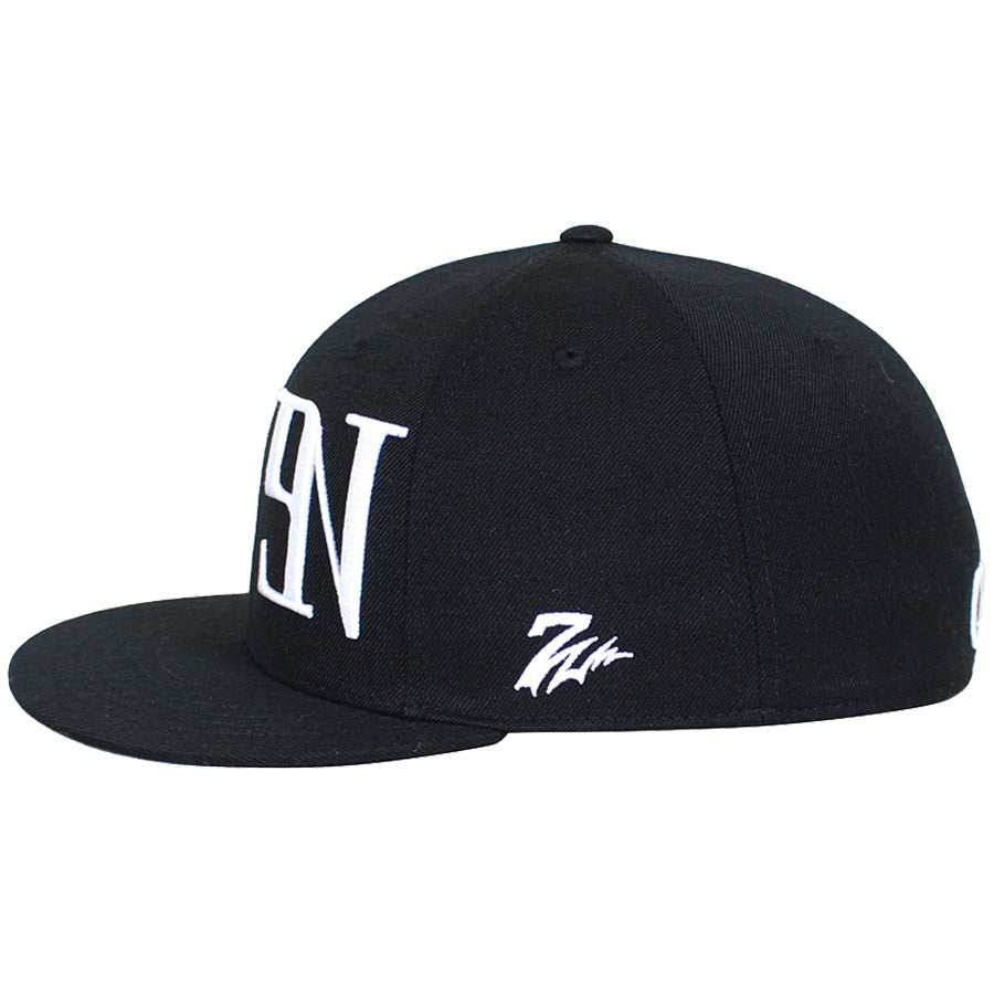 7UNION FESN キャップ ブラック 左側面