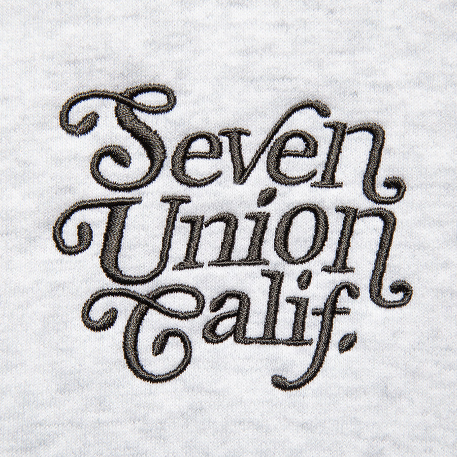7UNION フロント刺繍ロゴ アッシュ