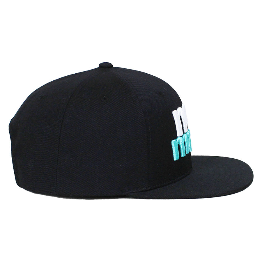 7UNION NEW MONEY キャップ ブラック 右側面