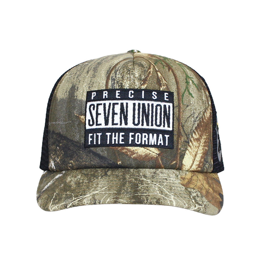 7UNION メッシュキャップ ツリーカモ 正面