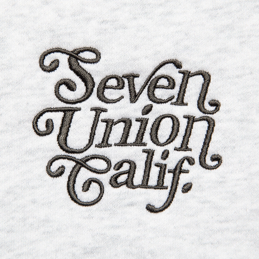 7UNION フロント刺繍ロゴ アッシュ